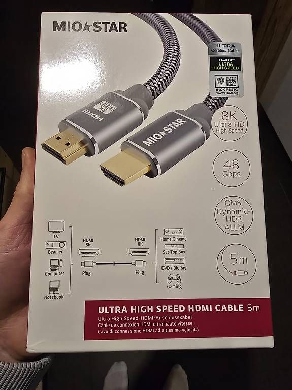 Câbles: HDMI Kabel 5m 8K – D'occasion à Solothurn par gaming1975