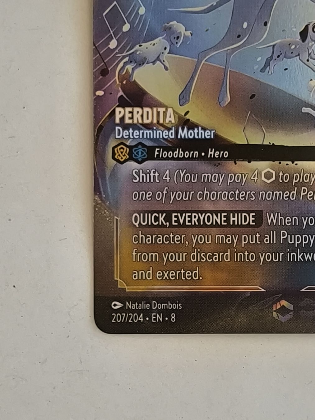 Disney Sammelbilder & Trading cards: Disney Lorcana Perdita 207/204 EN 8 Enchanted – Neu (gemäss Beschreibung) aus Neuhausen am Rheinfall von Moppet 5