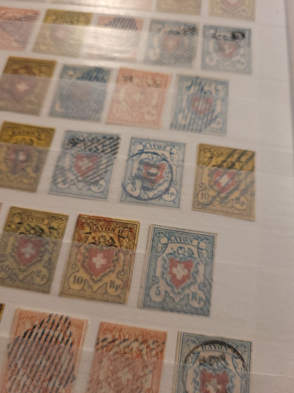 Alle Briefmarken: Hochkarätige RAYON-Sammlung 34 Top Exemplare – Gebraucht aus Uesslingen von WHALESTAMPS 2