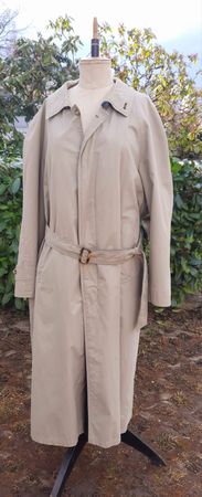 Toller vintage Trenchcoat Wellington für Herren gefüttert