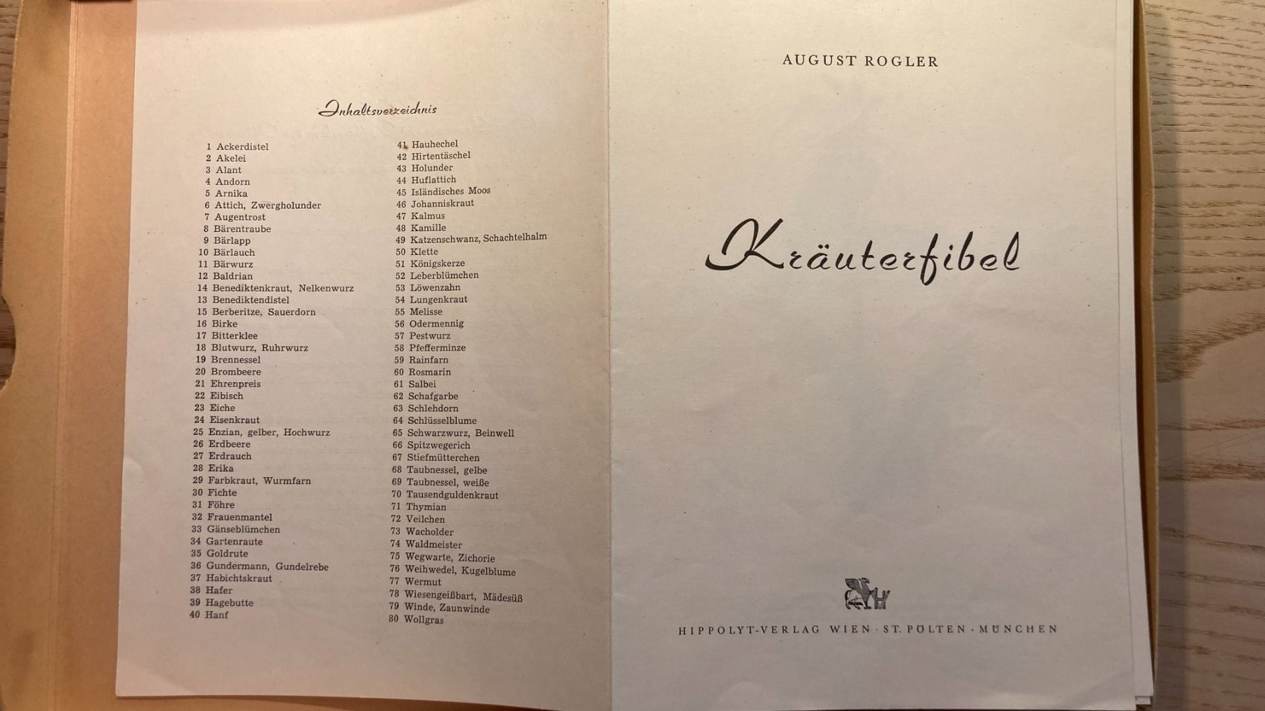 Livres: Heilkräuterfibel mit 80 Bildtafeln – D'occasion à Zwingen par Hugom 1