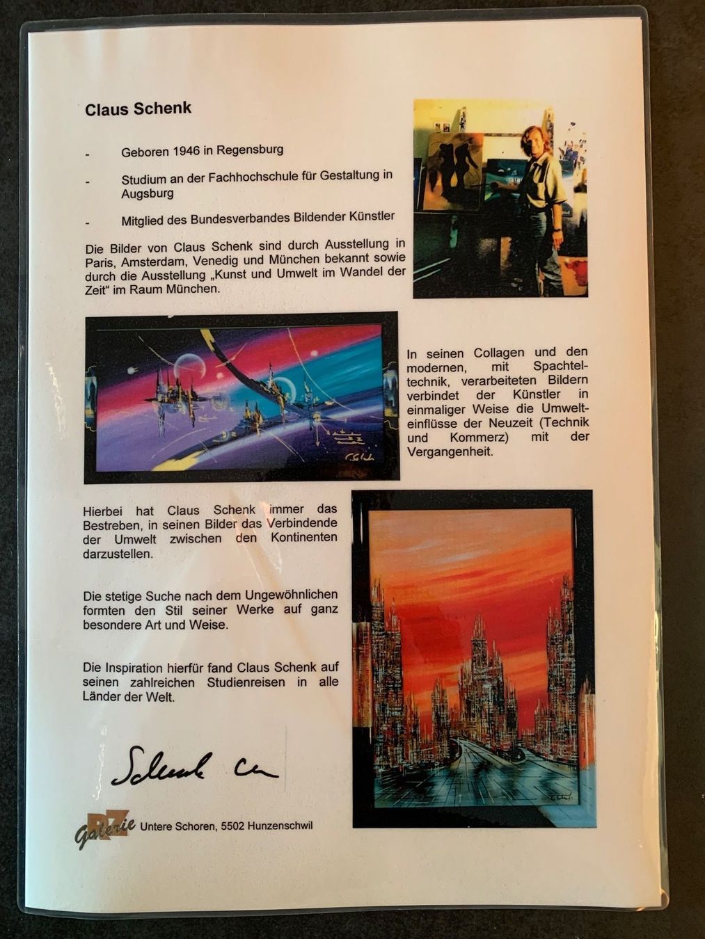 Tableaux: Claus Schenk Gemälde Metropolis – D'occasion à Gipf-Oberfrick par Buesi07 2