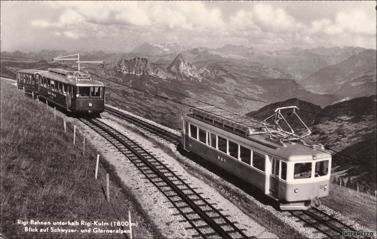 Cartoline postali: Bahn // Vitznau Rigi 1964 // Zahnrad – Usato da Basel venduto da intermezzo12