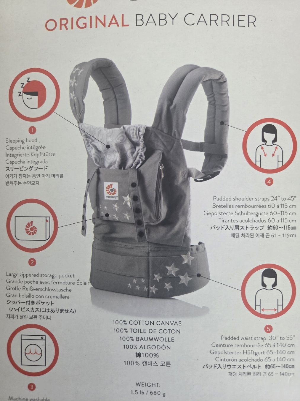 Ergo Baby Marsupi portabebè: ergobaby Baby Carrier NEU – Nuovo e nell'imballaggio originale da Kölliken venduto da aninavera 5