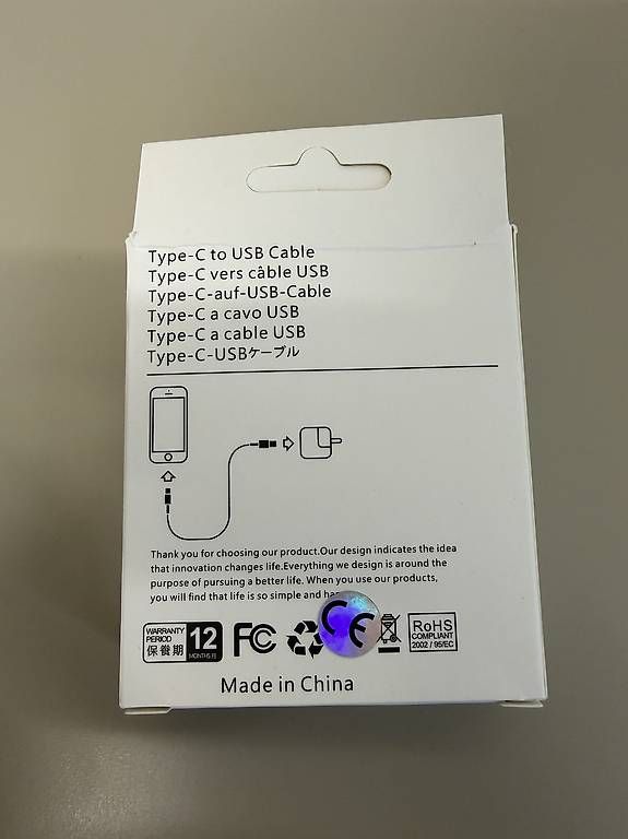 Câbles: Type-C zu USB Kabel Weiss Neu – D'occasion à Flawil par copacabana_7 1