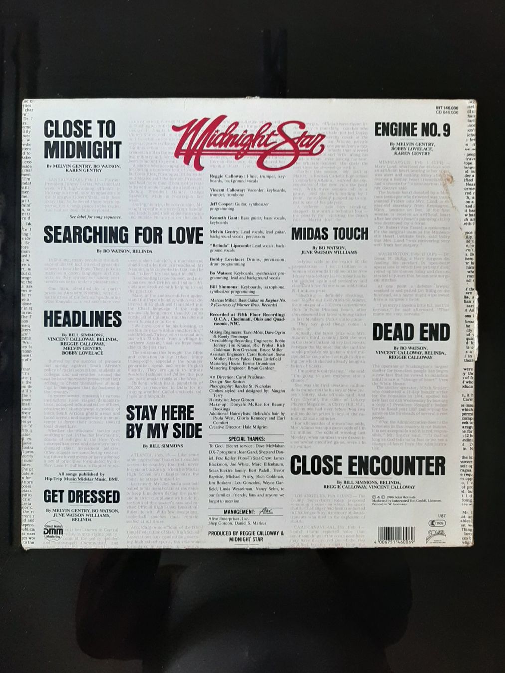 Vinyles: LP von Midnight Star aus 1986 – D'occasion à Kreuzlingen par Jack.Daniels 3