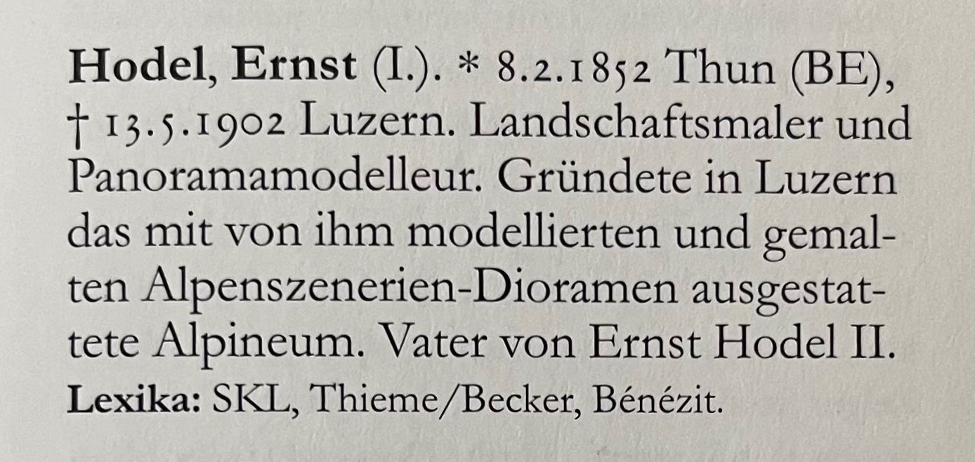 Dipinti: Ernst I Hodel (1852-1902) – Usato da Grosshöchstetten venduto da Perle1951 6