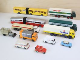 Wiking 12 x Lastwagen/Fahrzeuge 1:87 H0 - Schweiz & Co