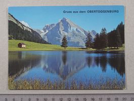 Gräppelensee, Schafberg, 1989, Poststempel Wildhaus