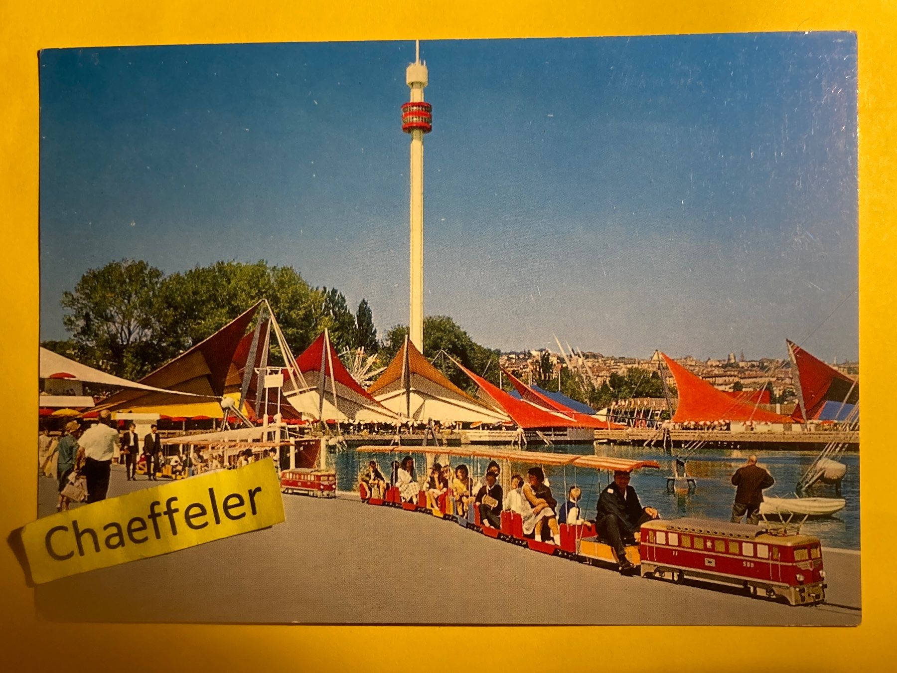 Cartoline postali: Exposition nationale suisse, Lausanne 1964 – Usato da Zürich venduto da Chaeffeler