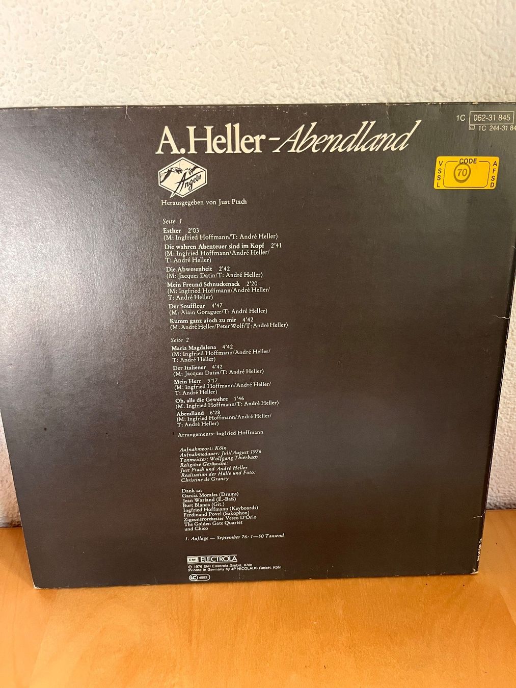Schallplatten: André Heller : Abendland, Schallplatte – Gebraucht aus Rüdlingen von Timber_11 1