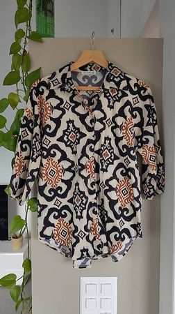 Cherry Blue Bluse Gr. S/M