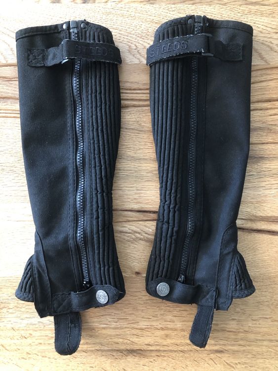Jambières & Bandages: Steeds Reitchaps schwarz Gr. KS – D'occasion à Brügg BE par neo323