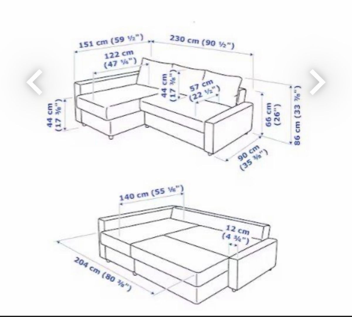 Divani: FRIHETEN chaise lounge  – Usato da Chêne-Bougeries venduto da pau_t8j7 4