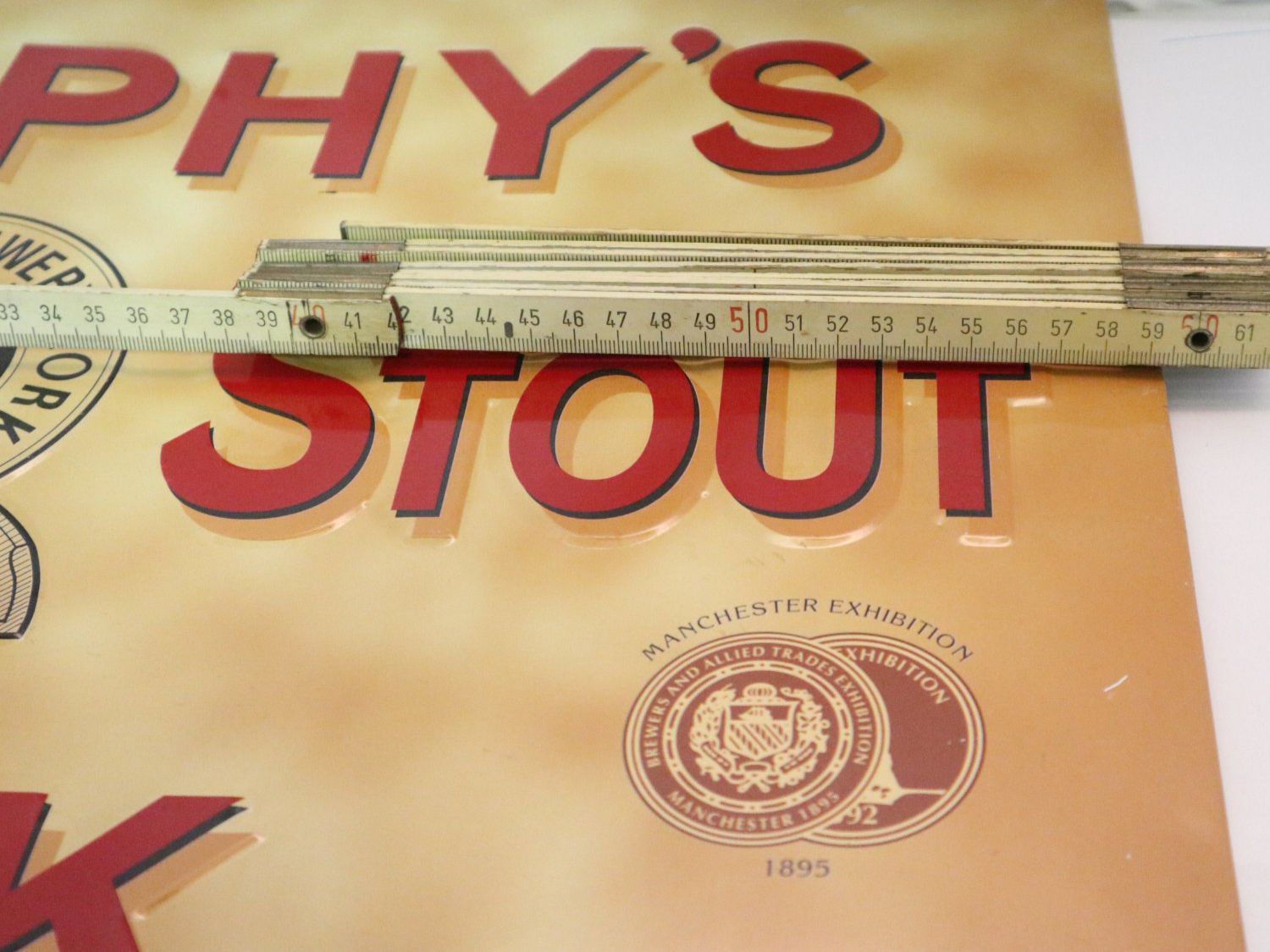 Schilder: Blechschild Murphy's Extra Stout Cork. 59 x 39cm – Gebraucht aus Eschenbach SG von Astalavista 4