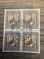 Schweiz Briefmarke Pro Patria 1967, Viererblock, Top! (52)