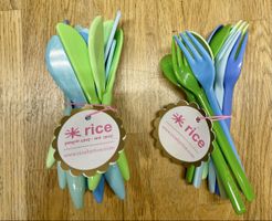 RICE Kinder Besteck Set bunt, diverse Teile guter Zustan