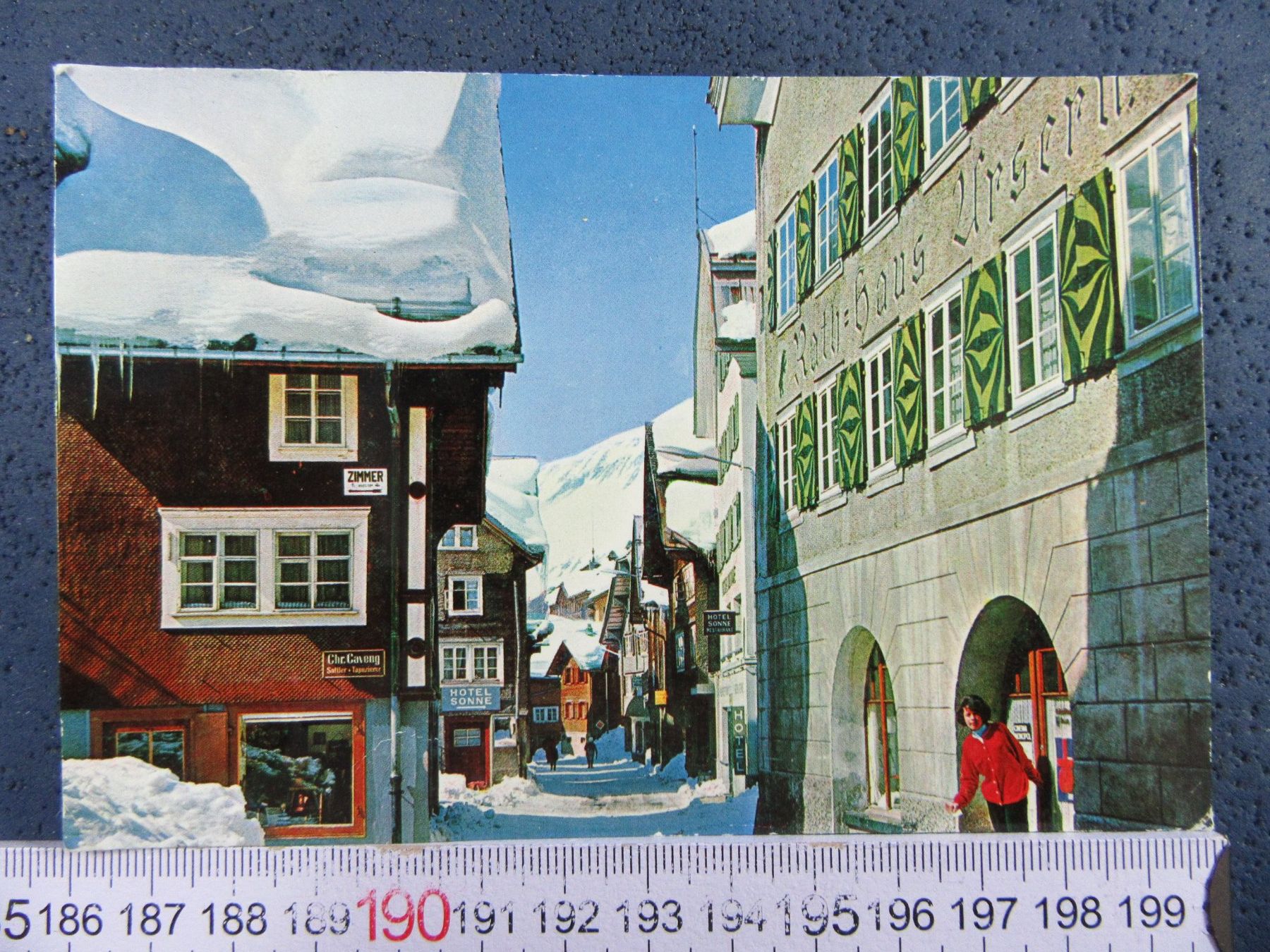 Cartes postales: ANDERMATT DORFANSICHT MIT RATHAUS URI AK BUG – D'occasion à Ettingen par Hausi4711