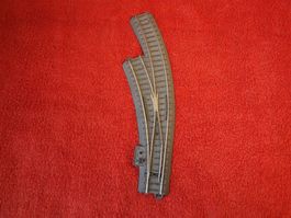 1 Lings Bogen Weiche  C  .H0 von Märklin. Gebraucht .