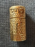 Goldige Eule mit Zahnstocherhalter, schöner Hingucker! 🦉
