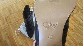 Chloé Leder Boots Schwarz Gr. 37 - Neu & Ungetragen!