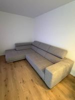 Ecksofa mit Relaxfunktion & verstellbaren Kopfstützen