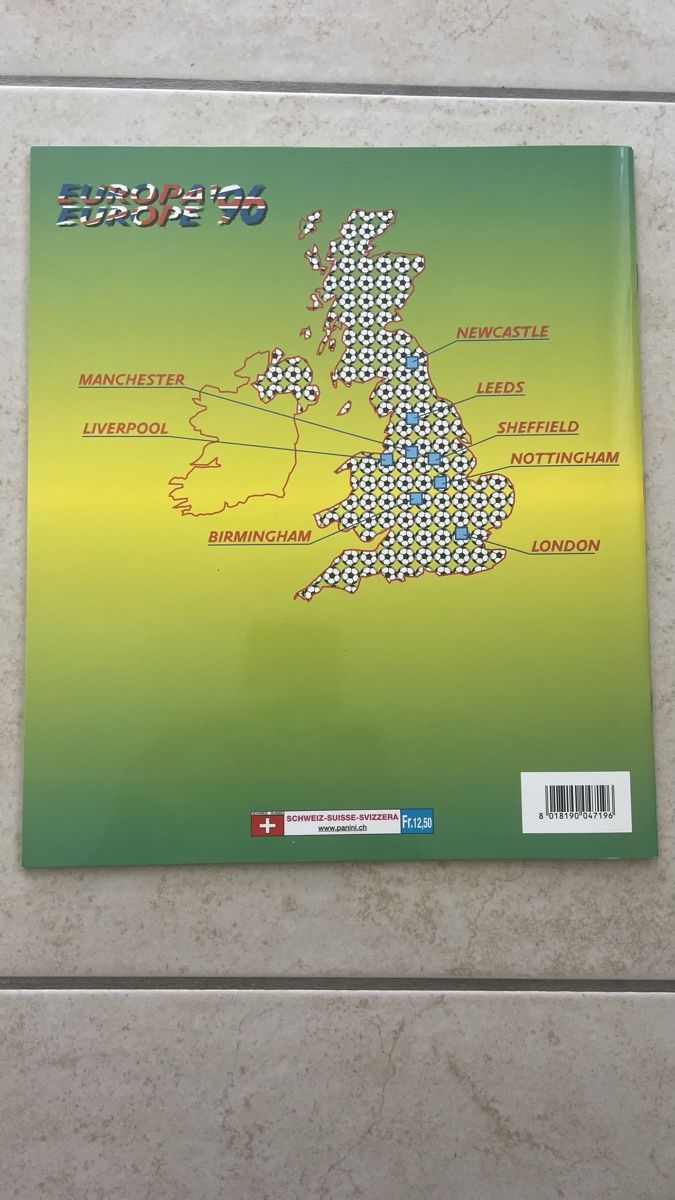 Panini Alben: Panini Album Euro 1996 Druckversion – Neu (gemäss Beschreibung) aus Binningen von Flagello 1