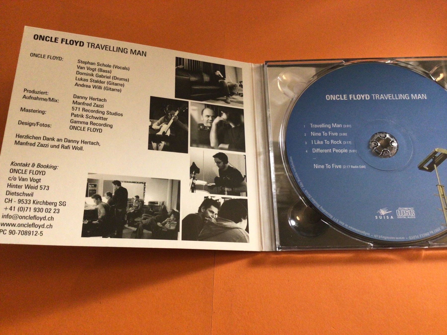 CDs: Uncle Floyd: Travelling Man CD (Schweizer Band)2007 – Gebraucht aus Steinach von Quarkie 1