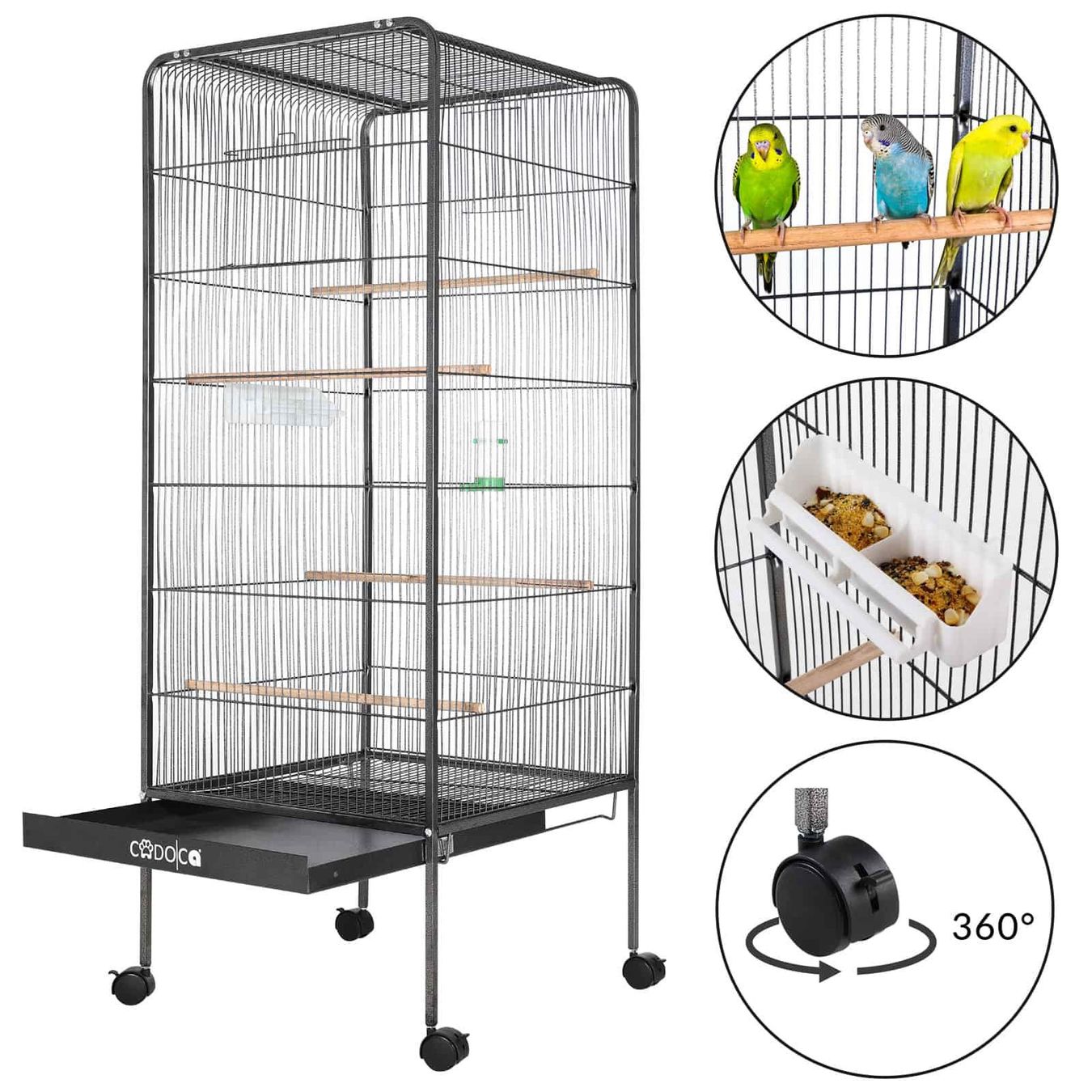 Käfige, Transport & Sicherheit: Vogelvoliere Metall 146x54x54cm – Neu und originalverpackt aus Winterthur von aredo