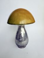 Grosser Deko Pilz aus Glas 20cm