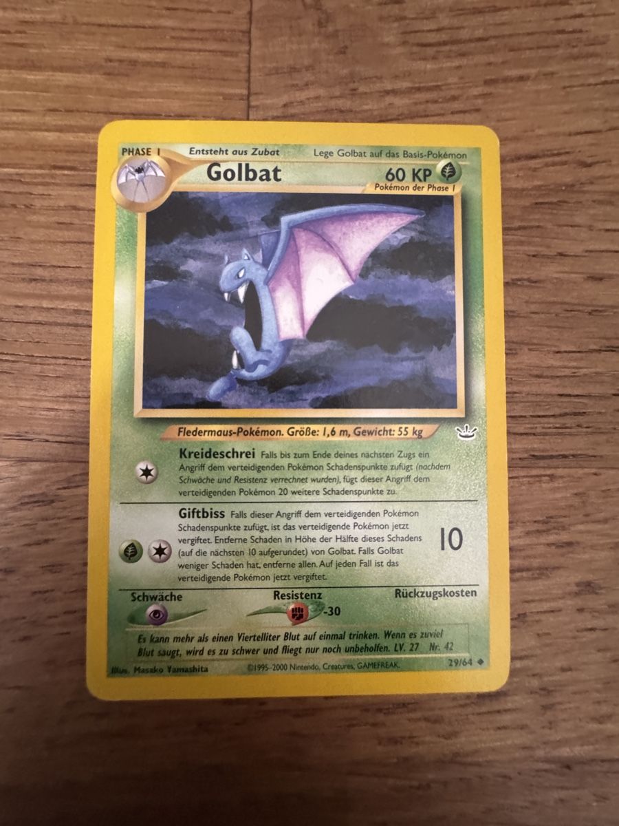 Cartoline: Golbat – Usato da Meinisberg venduto da Knightdeals