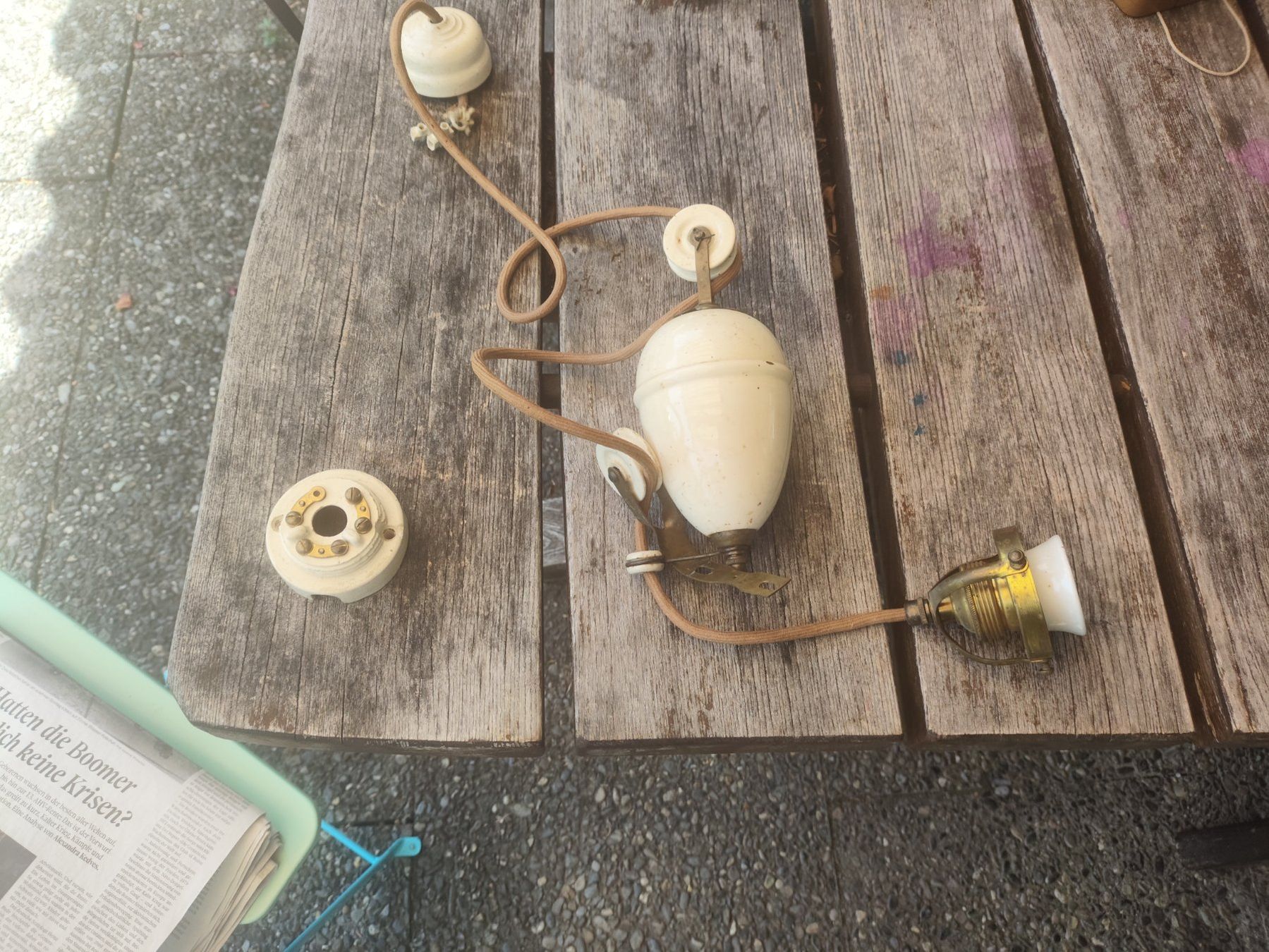 Lustres & lampes de plafonds: Antike Lampe – D'occasion à Grosshöchstetten par Saigontinu 2