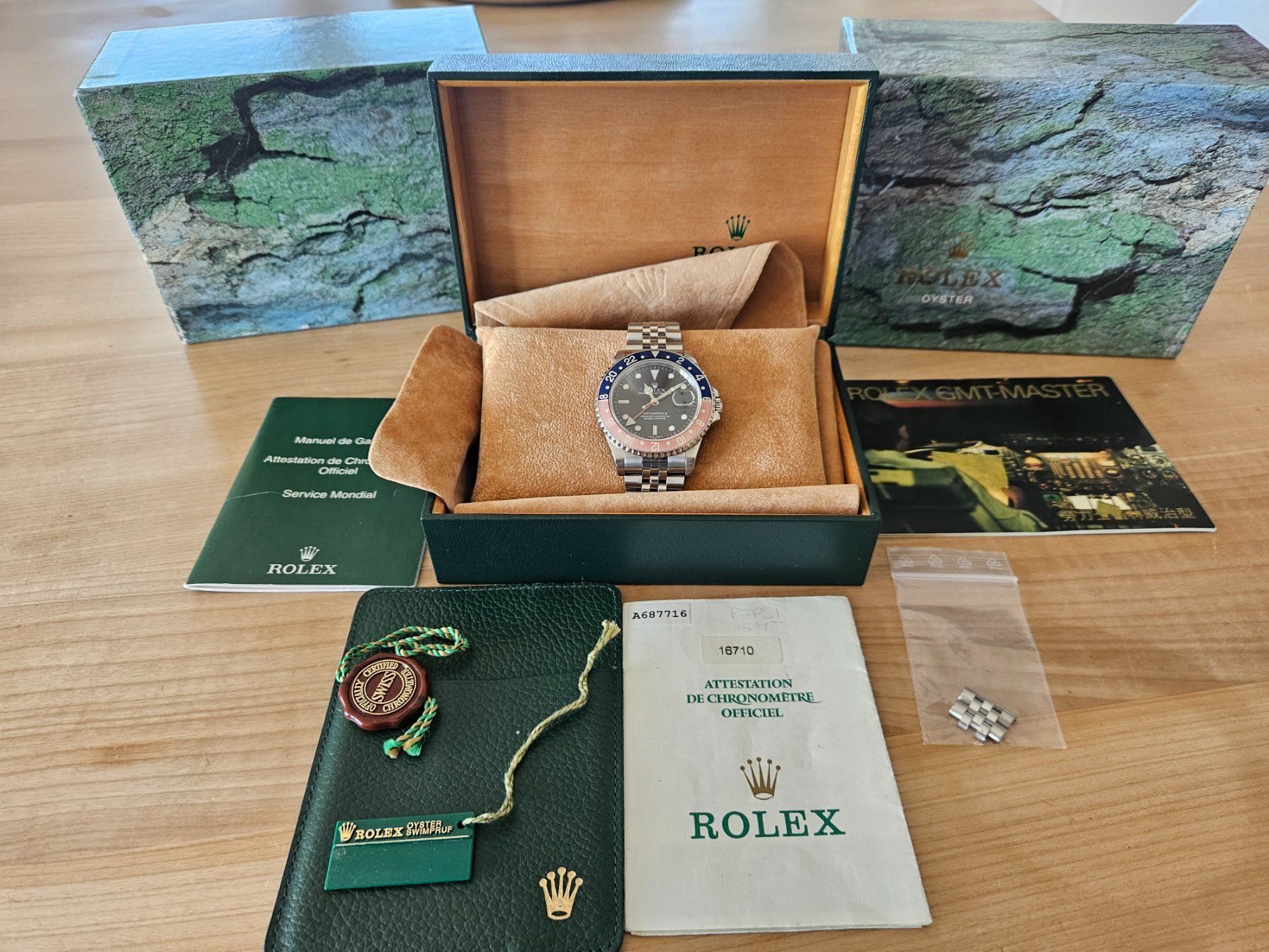 Rolex Orologi: Rolex GMT-Master II Ref. 16710 – Usato da Dottikon venduto da ivo_7hnj