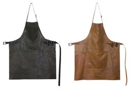 DutchDeluxes Leder-Schürze, Grillschürze BBQ-Stil - Auswahl