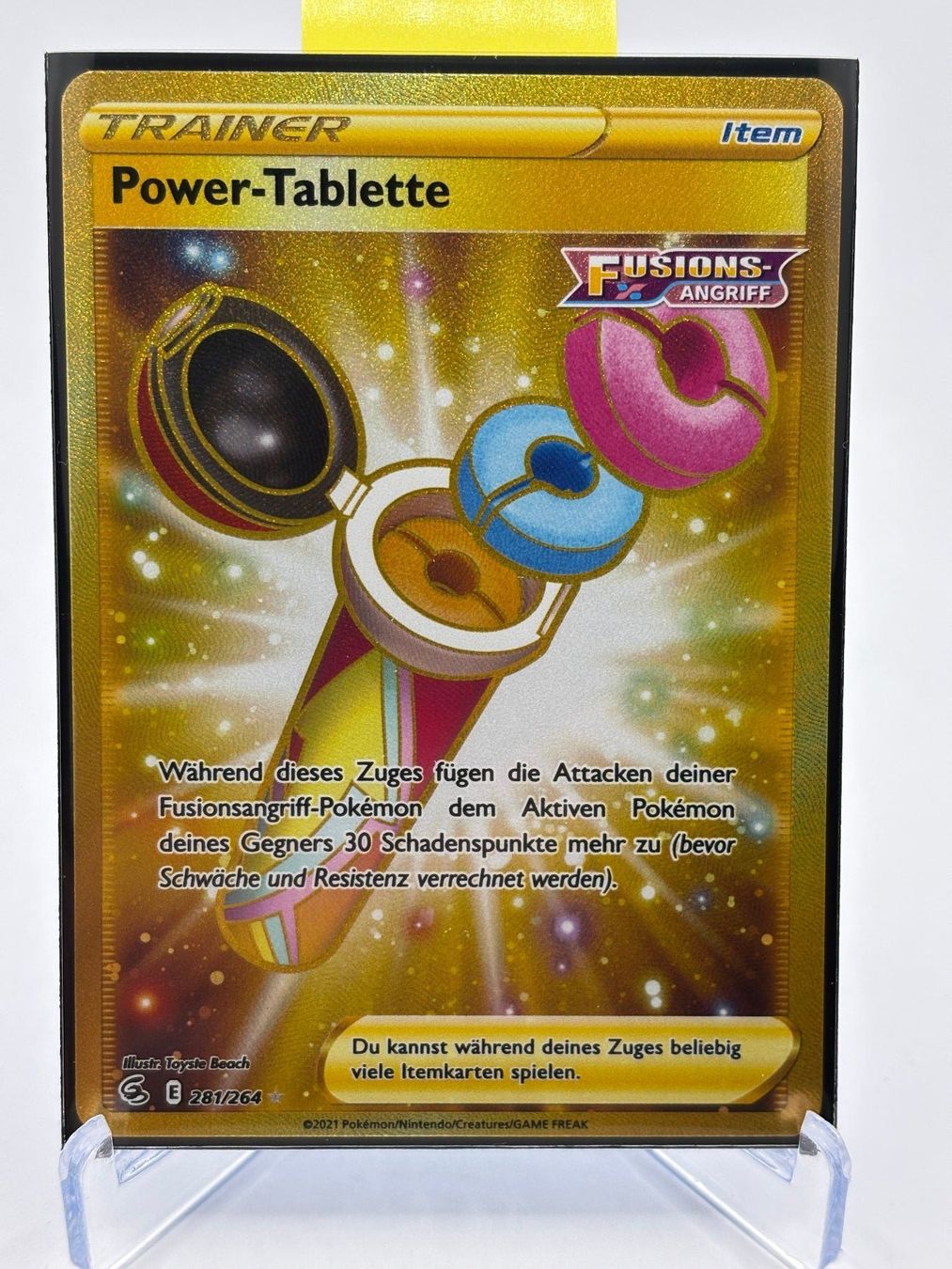 Pokémon Carte collezionabili: Fusionsangriff - Power-Tablette  (FST 281) - DE – Nuovo (secondo la descrizione) da Allschwil venduto da Bullach