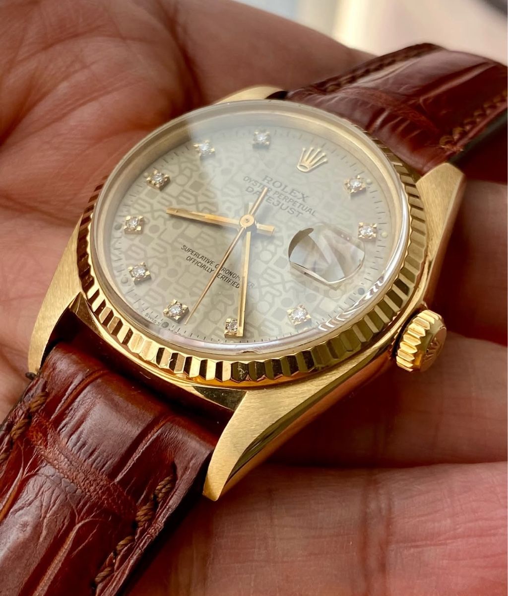 Rolex Uhren: Rolex Datejust 16018 or 18k diamonds – Gebraucht aus Neuchatel von mar_9blm 2