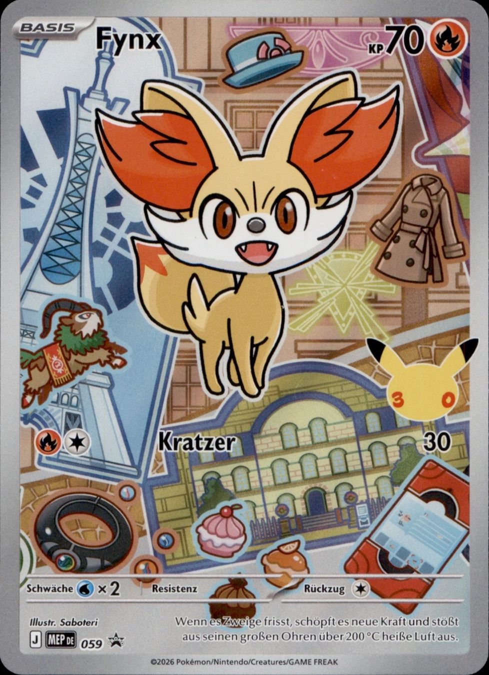Pokémon Sammelbilder & Trading cards: Fynx | 059 | Pokémon TCG | Deutsch | NM – Neu (gemäss Beschreibung) aus Bassersdorf von dr_noerd