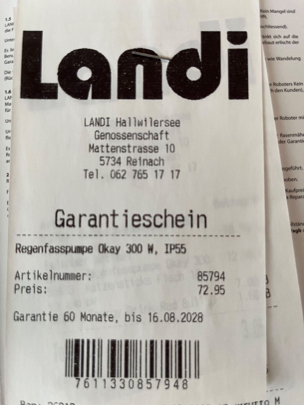 Pompe & Parti di ricambio: Regenfasspumpe 400W mit Garantie – Usato da Lohn-Ammannsegg venduto da nad_nzl8 1