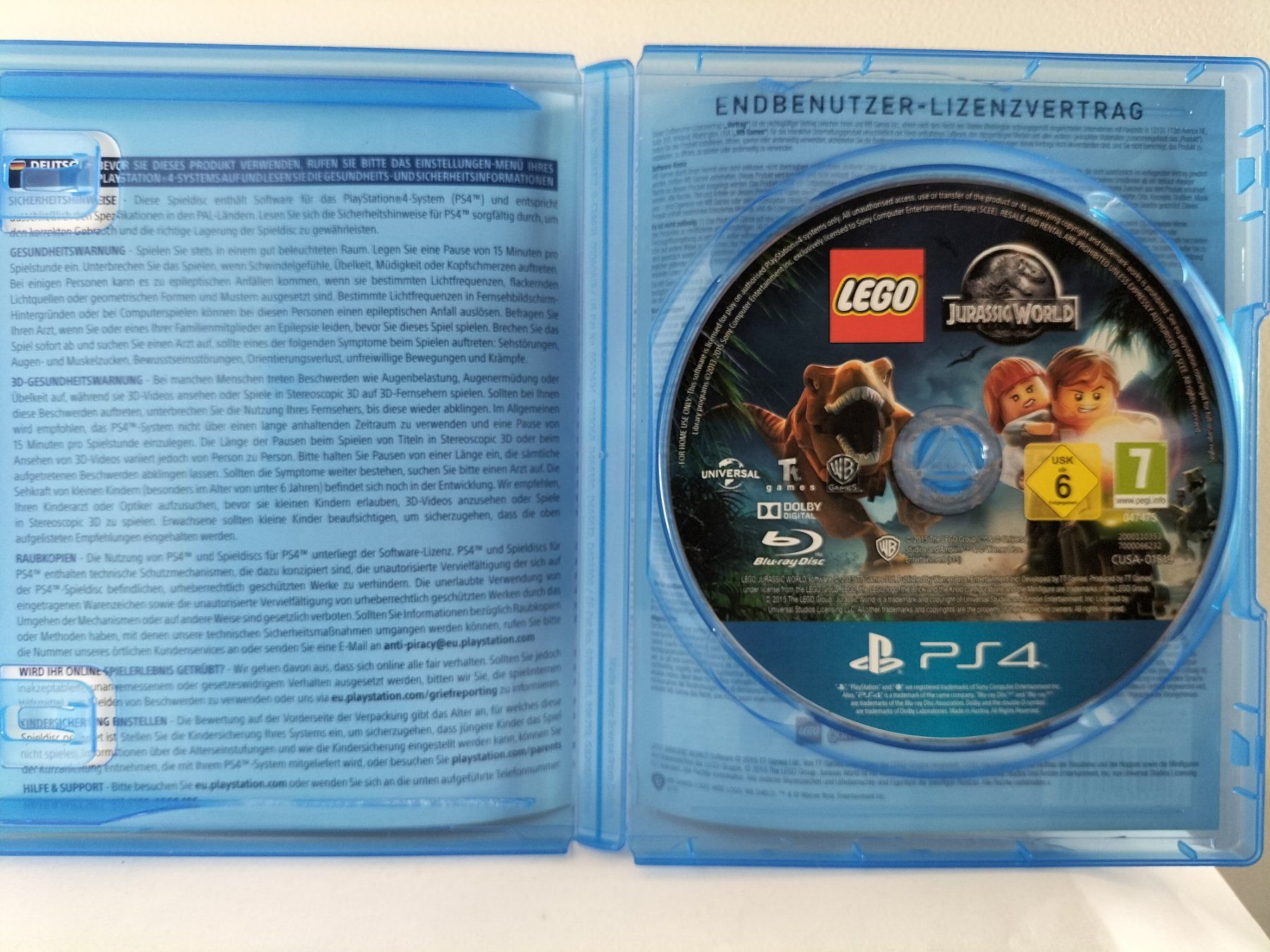 Lego Spiele: LEGO Jurassic World  (PS4) – Gebraucht aus Nürensdorf von  2