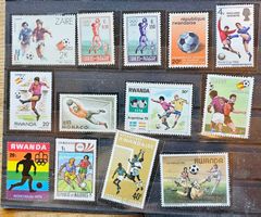 Motive football - Briefmarken **