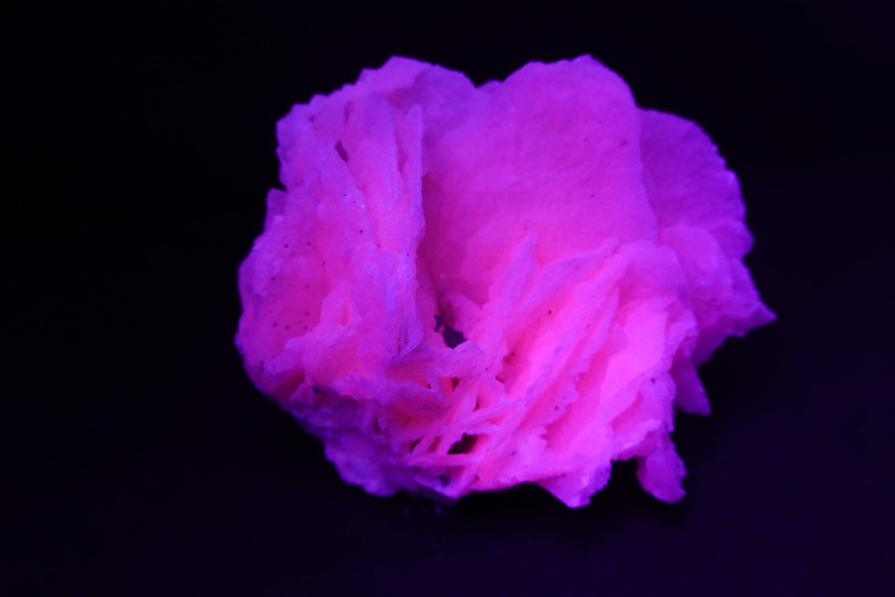 Minerali & Pietre curative: Calcit var. Manganoan (UV-Pink) – Usato da Schinznach Bad venduto da Demerald 7