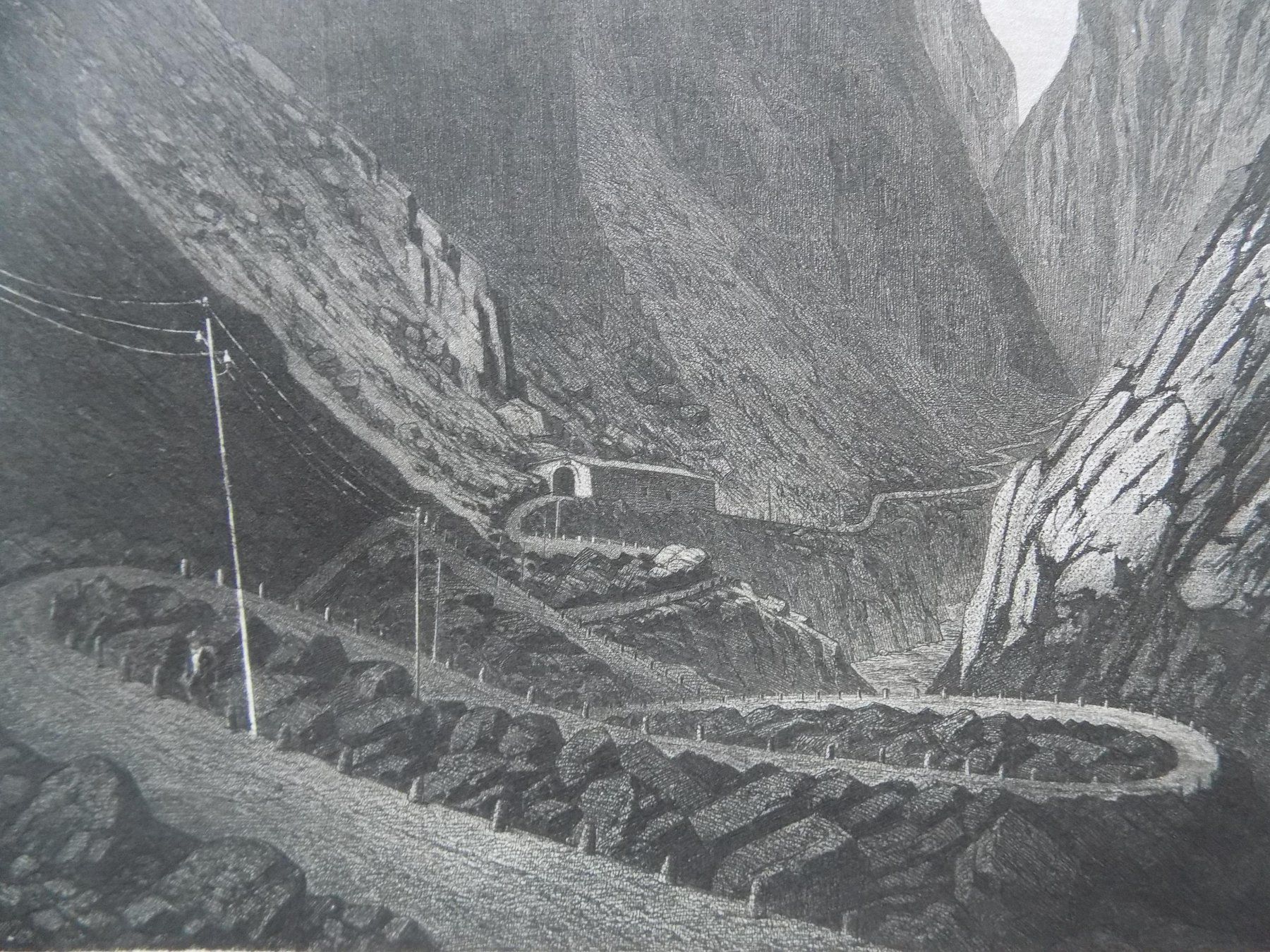 Stiche: Die Gotthard Strasse Schöllenen – Gebraucht aus Risch von Rischli15 1