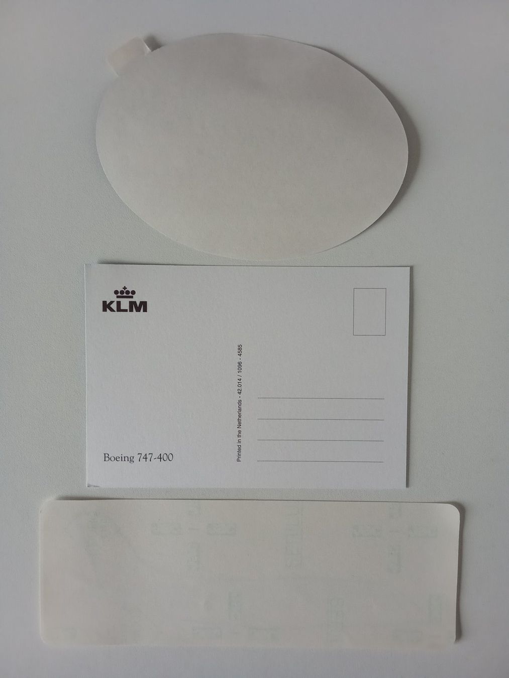 Cartoline postali: Aviatik Ansichtskarte und Sticker der KLM – Nuovo (secondo la descrizione) da Bilten venduto da Bora3 1