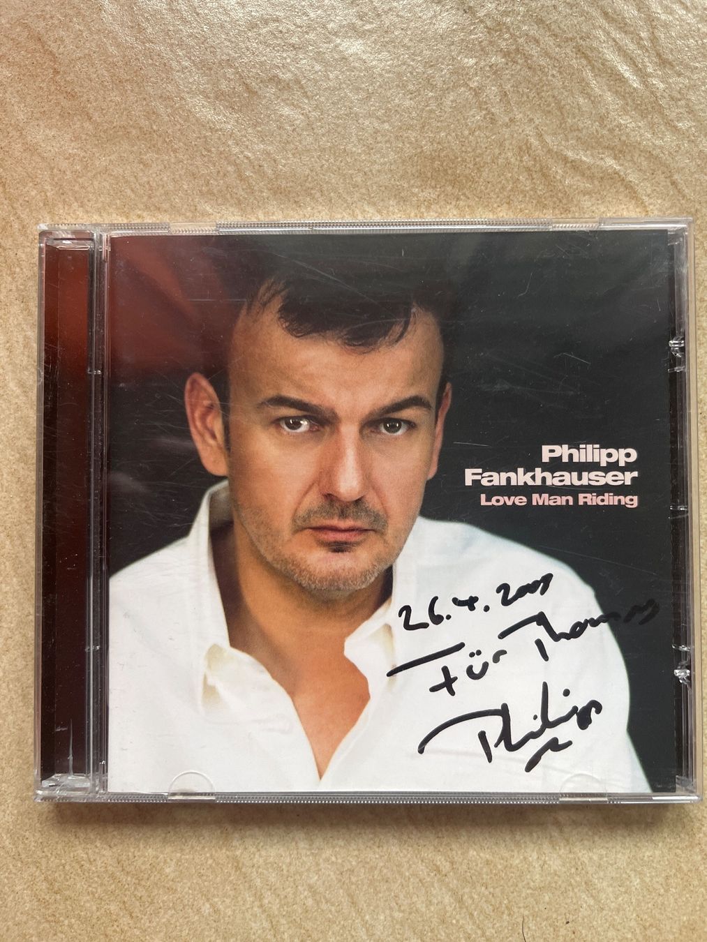 CD: CD Philipp Frankhauser Love Man Riding signé, dédicacé – Usato da Vernayaz venduto da Darkfrost