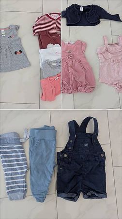 12teiliges sommerliches Kleiderpaket Gr. 68