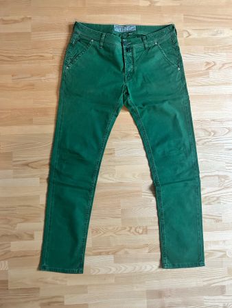 Jacob Cohen Jeans Hose grün - Gr 35