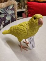 Deko Vogel / Papagei Gelb