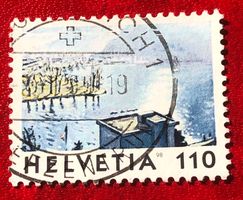 CH Briefmarken Stempel   