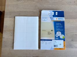 Herma 4682 Etiketten transparent matt 97x42,3 mm