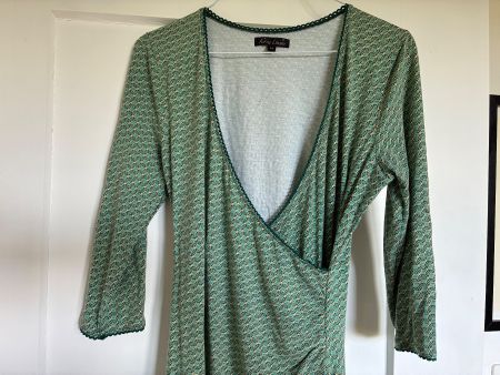 King Louie Kleid grün gemustert M